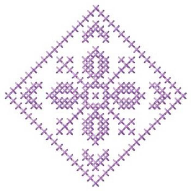 Picture of Cross Stitch Diamond Machine Embroidery Design