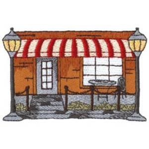 Picture of Sidewalk Cafe Machine Embroidery Design