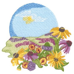 Wildflowers Machine Embroidery Design