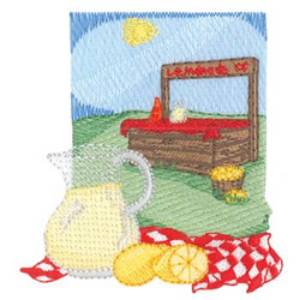 Picture of Lemonade Stand Machine Embroidery Design