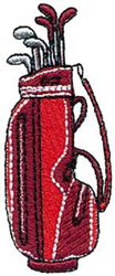 Golf Bag Machine Embroidery Design