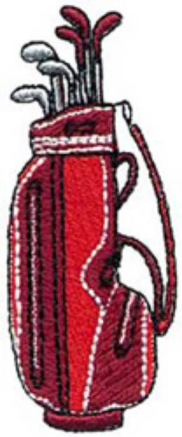 Picture of Golf Bag Machine Embroidery Design