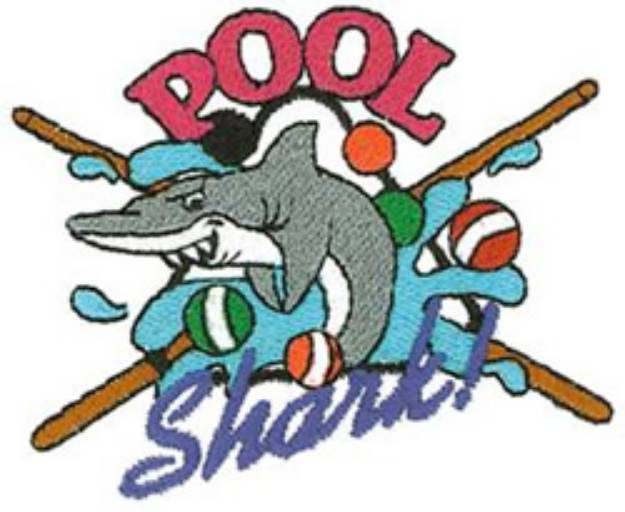 Picture of Pool Shark Machine Embroidery Design