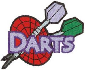 Picture of Darts Machine Embroidery Design