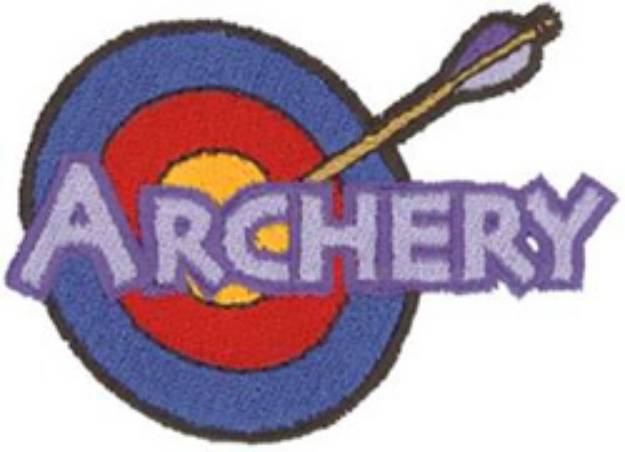 Picture of Archery Logo Machine Embroidery Design