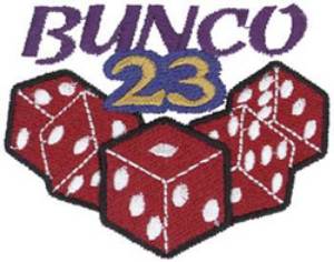 Picture of Bunco 23 Machine Embroidery Design