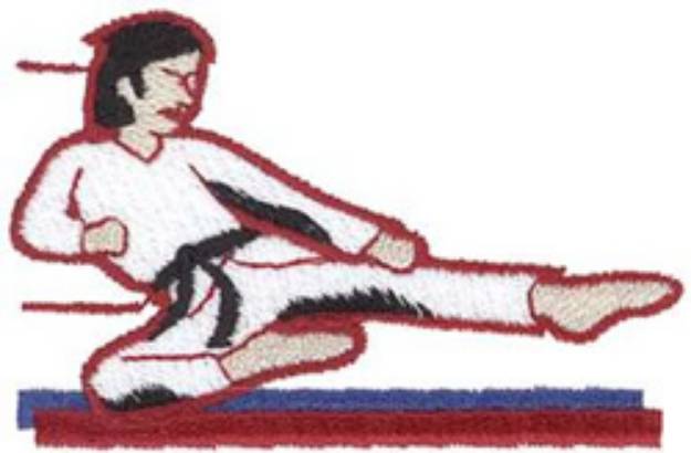 Picture of Jump Kick Machine Embroidery Design