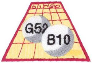 Picture of Bingo Balls Machine Embroidery Design