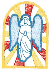 Stained Glass Machine Embroidery Design