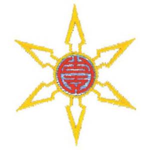 Picture of Throwing Star Machine Embroidery Design