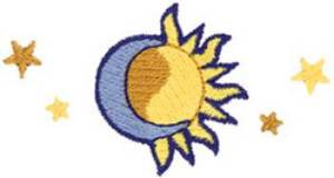 Picture of Sm. Moon & Sun Machine Embroidery Design