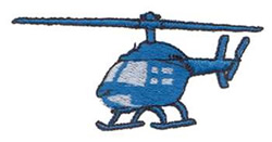 Helicopter Machine Embroidery Design