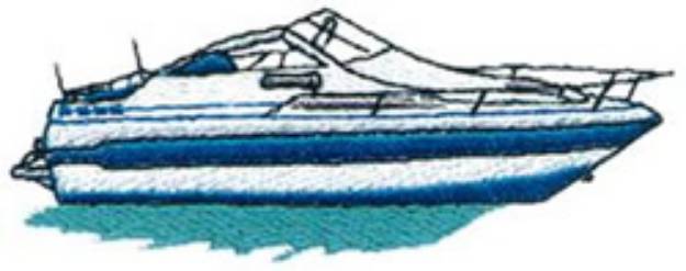 Picture of Cabin Cruiser Machine Embroidery Design