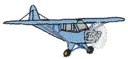 Sm. Airplane Machine Embroidery Design