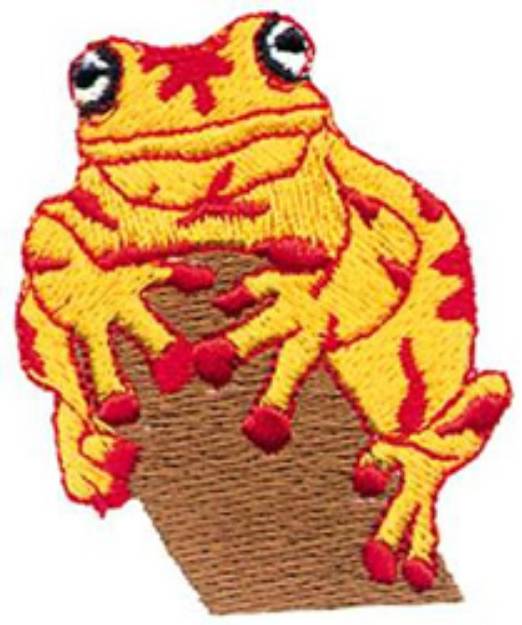 Picture of Tree Frog Machine Embroidery Design