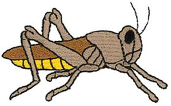 Grasshopper Machine Embroidery Design