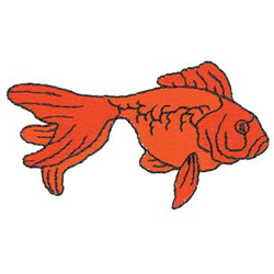 Goldfish Machine Embroidery Design