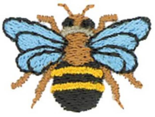 Picture of Bumblebee Machine Embroidery Design