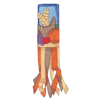 Thanksgiving Windsock Machine Embroidery Design