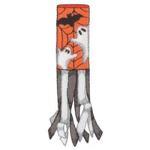 Picture of Halloween Windsock Machine Embroidery Design
