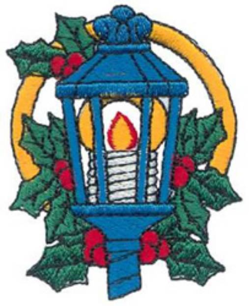 Picture of Lamp Post Machine Embroidery Design