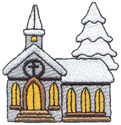 Church Machine Embroidery Design