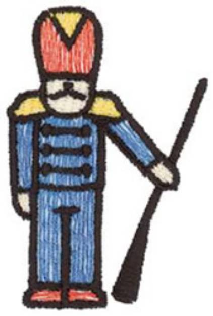 Picture of Toy Soldier Machine Embroidery Design