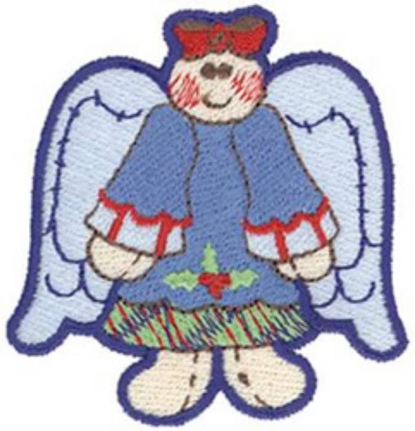 Picture of Patchwork Angel Machine Embroidery Design