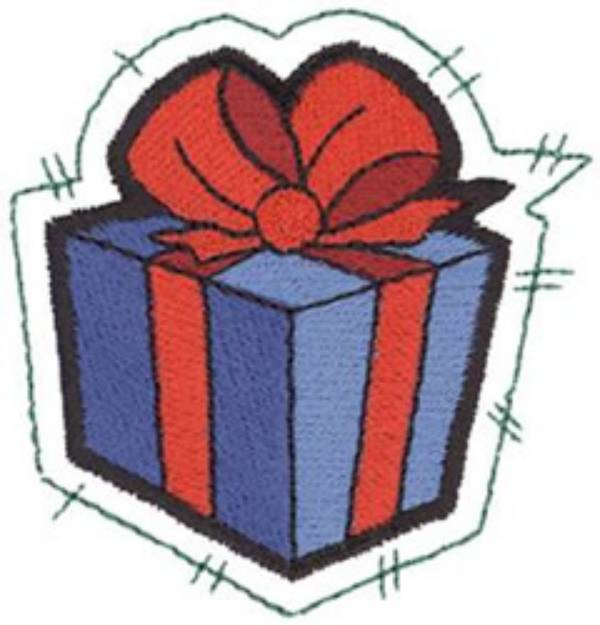Picture of Christmas Present Machine Embroidery Design