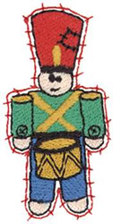Toy Soldier Machine Embroidery Design
