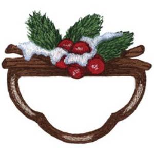 Picture of Christmas Border Machine Embroidery Design