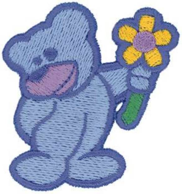 Picture of 3D Teddy Bear Machine Embroidery Design