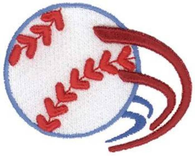 Picture of 3D Baseball Machine Embroidery Design
