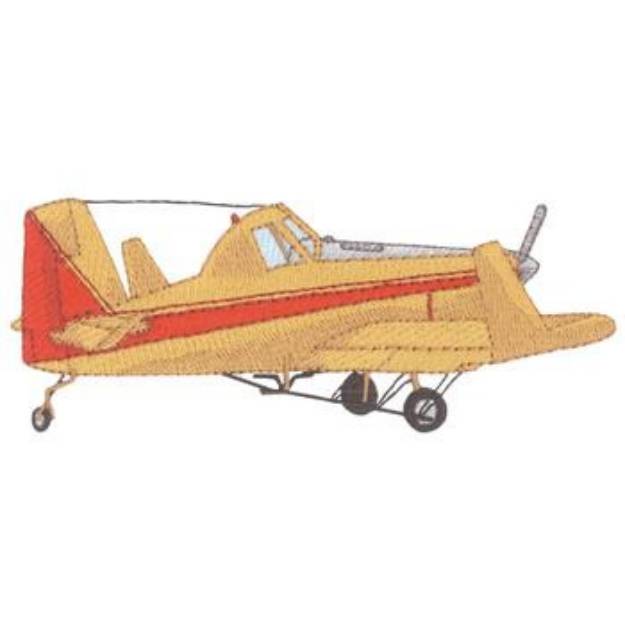 Picture of Crop Duster Machine Embroidery Design