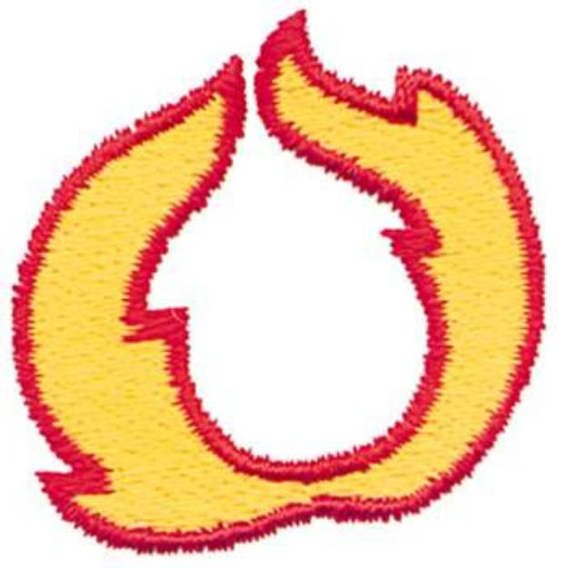 Picture of Flaming O Machine Embroidery Design