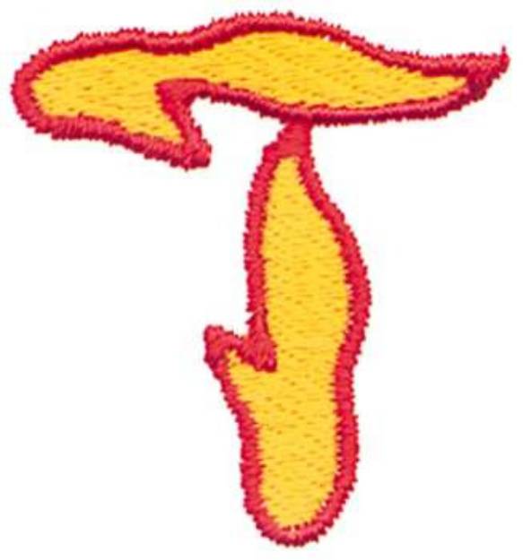 Picture of Flaming T Machine Embroidery Design