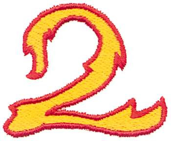 Flaming 2 Machine Embroidery Design