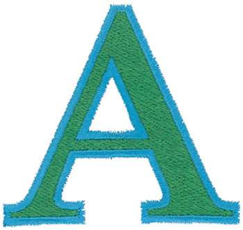 Alpha Symbol Outline Machine Embroidery Design