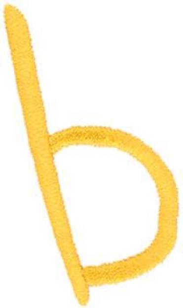 Picture of Kids Lowercase b Machine Embroidery Design