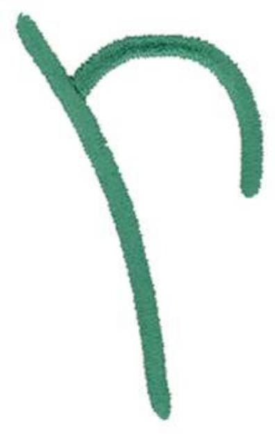 Picture of Kids Lowercase r Machine Embroidery Design