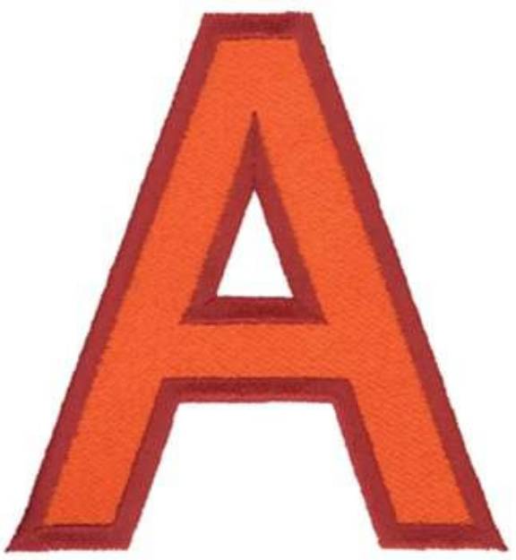 Picture of Filled Alpha Symbol Machine Embroidery Design