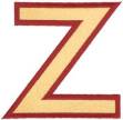 Picture of Filled Zeta Symbol Machine Embroidery Design
