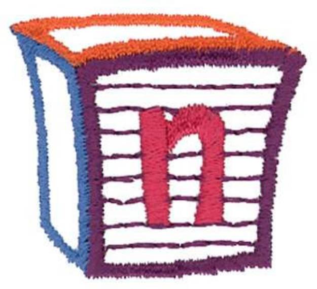 Picture of Letter Block n Machine Embroidery Design