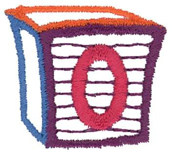 Number Block 0 Machine Embroidery Design