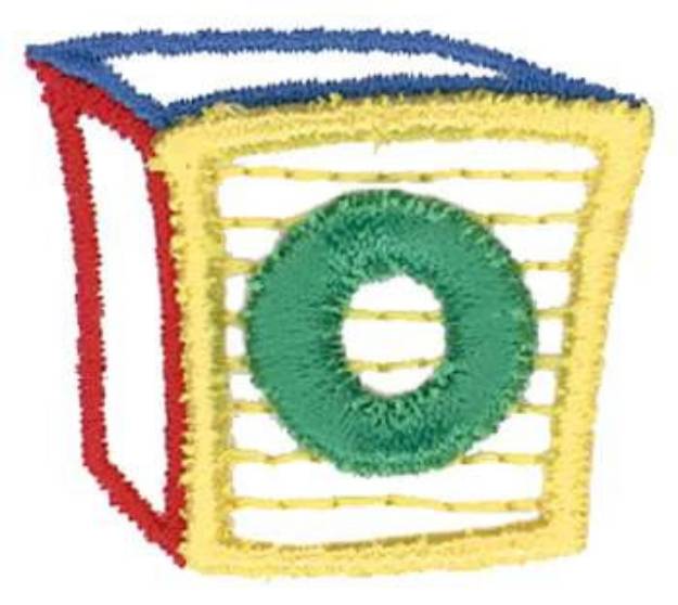 Picture of 3D Letter Block o Machine Embroidery Design