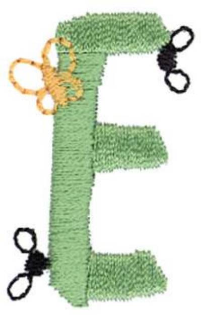 Picture of Bugs E Machine Embroidery Design