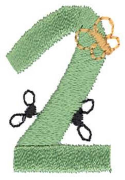 Picture of Bugs Number 2 Machine Embroidery Design