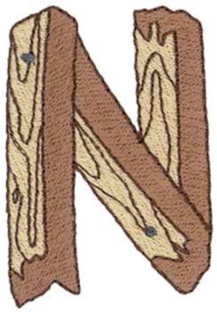 Picture of Wooden N Machine Embroidery Design