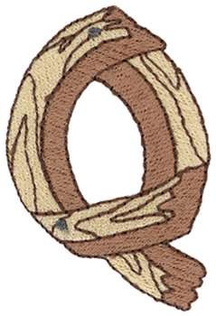 Wooden Q Machine Embroidery Design