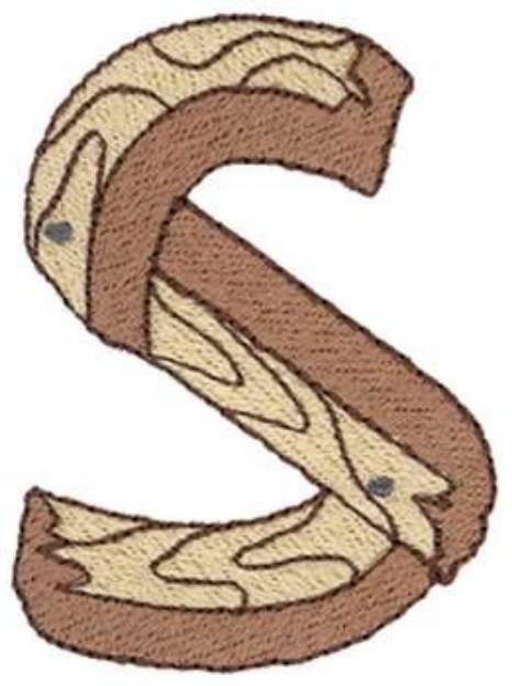 Picture of Wooden S Machine Embroidery Design